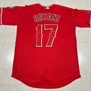 Los Angeles Angels Majestic Shohei Ohtani Adult Large Jersey